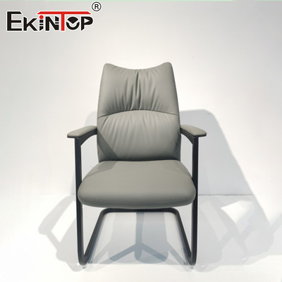Amostra grátis Cadeiras ergonómicas Cadeira de couro PU de alta qualidade Cadeiras de escritório de estilo clássico