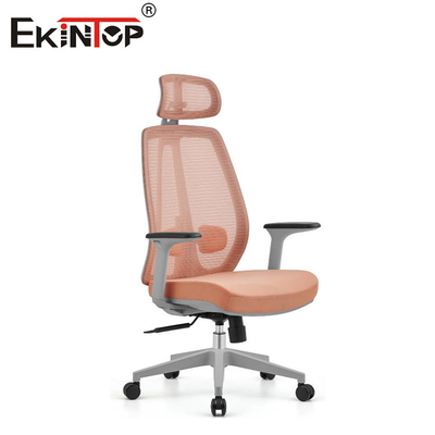 Cadeira de escritório giratória ergonômica com cadeira de malha confortável de espuma