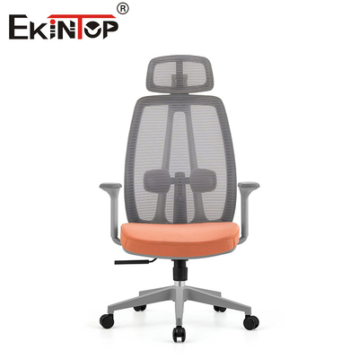 Modern Revolving Manager Ergonomic Office Full Mesh Chair With Headrest Fabric Office Chair (Cadeira de escritório com rede completa com apoio de cabeça)