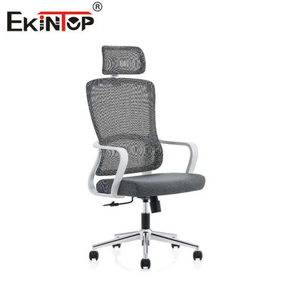Cadeira de escritório ergonômica de parte traseira alta Cadeira ajustável apoio de cabeça Cadeira de tecido