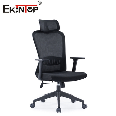 Mobiliário Comercial Full Mesh Executivo Alto Back Office Work Chave de escritório de tecido giratório