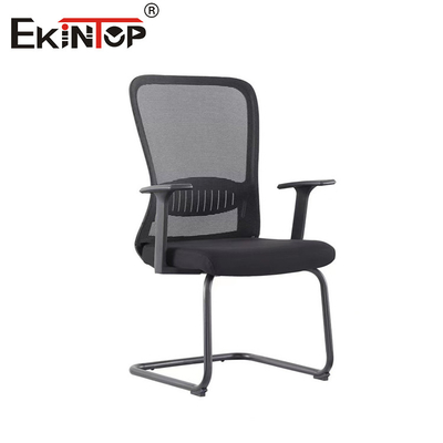 Cadeira de escritório de tecido executivo modular de casa moderna preta ergonômica
