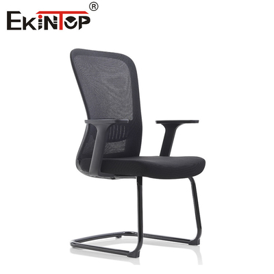 Cadeira de escritório de tecido executivo modular de casa moderna preta ergonômica