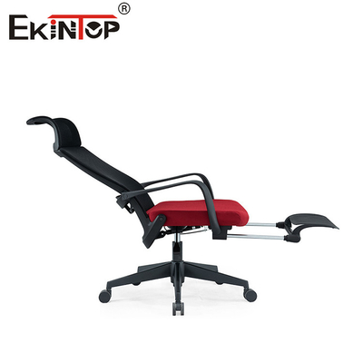 Cadeira de escritório giratória de computador ergonômico com rodas base de nylon resistente