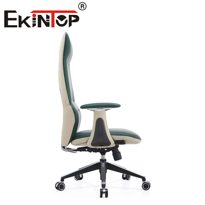 Cadeira de escritório de couro moderna de luxo Boss Cadeira de escritório ergonômica giratória Cadeira de escritório resistente