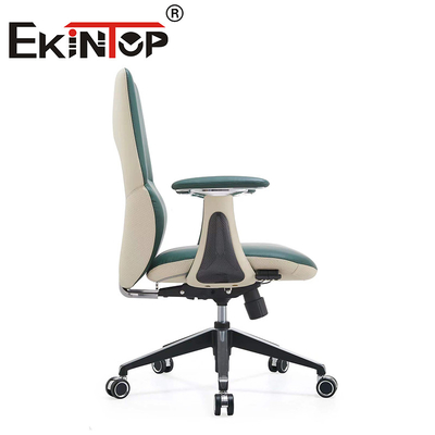 Cadeira de escritório giratória ergonômica de couro moderno de alta qualidade Cadeiras de clube de couro