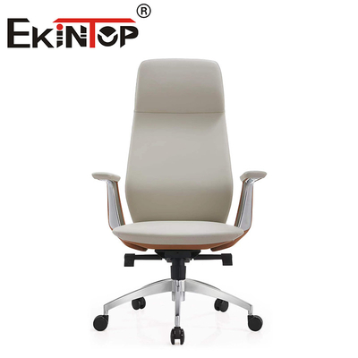 Cadeira de escritório ergonômica executiva de couro moderno personalizado Cadeiras de clube de couro