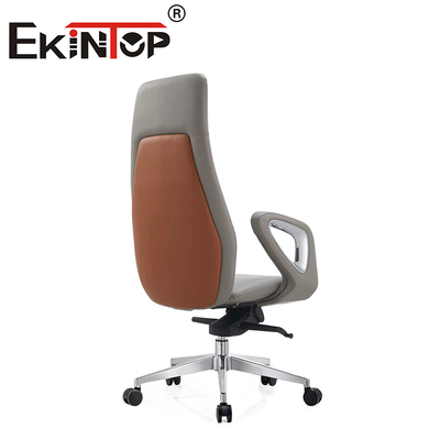 Mobiliário Estilo ergonômico Cadeira de escritório genuína Cadeiras de clube de couro