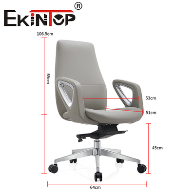 Cadeiras de escritório executivo de estilo moderno Cadeiras giratórias ergonômicas Cadeiras de clube de couro