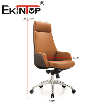 Poltrona de escritório e cadeira em PU executivo ergonômico