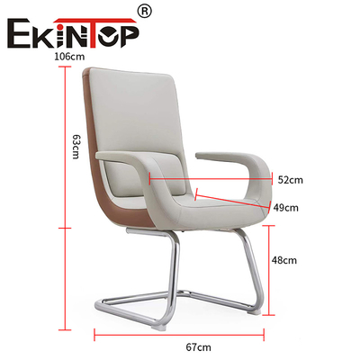 China Fornecedor Ergonomia Cadeira de escritório executiva de couro preto Cadeira de escritório de couro de vaca