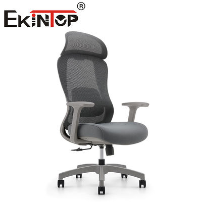 Moderno Design Cadeira de escritório giratória ajustável Cadeira de escritório de alta espalda Mobiliário de escritório de malha