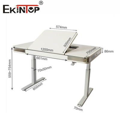 Nova Mesa de Escritório em Pé para Casa Inteligente com Design Moderno Ajustável e Ergonômico para Escritório em Casa