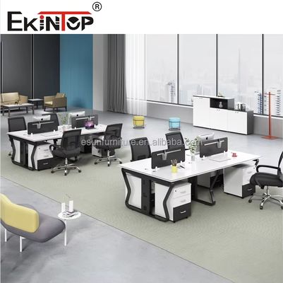 Estação de Trabalho de Escritório Mesa Modular Mobiliário de Escritório Aberto Estação de Trabalho Modular para Funcionários