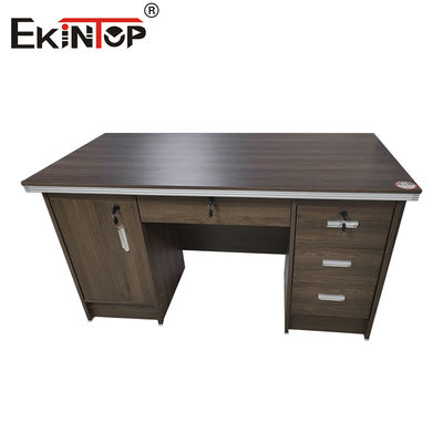 Mesa de Escritório Principal Barata Ekintop Preço Barato Mesa de Escritório Antiga Simples Preto