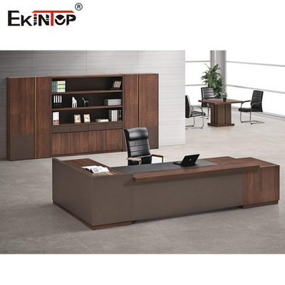Mobília em forma de L moderna da mesa de escritório para o ODM do diretor Gerente CEO Boss