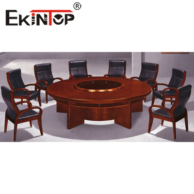 Mesa de conferência redonda empresarial Mesa redonda de negócios grande Mesa de conferência para várias pessoas