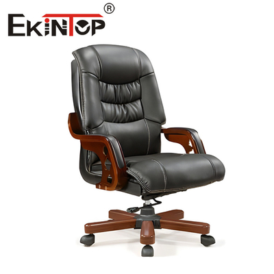 Cadeira executiva moderna e confortável cadeira ergonômica de couro para escritório