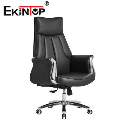 O escritório de couro ajustável do giro do plutônio preside a cadeira executiva ergonômica confortável