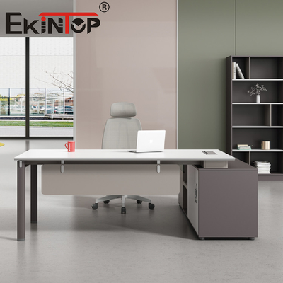 Tabela de madeira ergonômica do computador da mesa de escritório para o ferro da mobília da casa