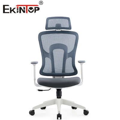 Cadeira de mesa de Gray Modern Swivel Ergonomic Mesh com cabeceira
