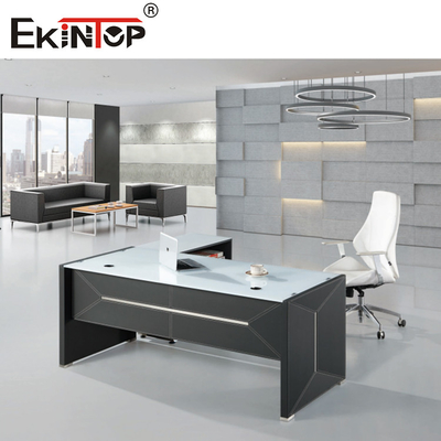 Mesa de vidro comercial de Officeworks para o CEO Executive Office Room