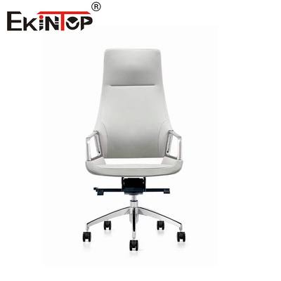 Cadeira de escritório ergonômica de couro