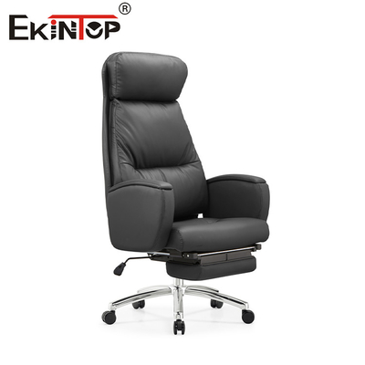 Cadeira personalizada de escritório de couro executivo ergonômico PU Cadeira de computador