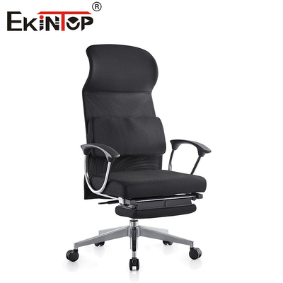 Cadeira de escritório de malha com apoio lombar ergonômico e apoio de cabeça