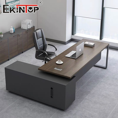 Mobiliário de escritório Fábrica estilo clássico Mesa de escritório Chefe mesa Todos escritório moderno