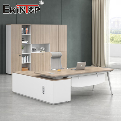 Escritório de estilo comercial Escritório de mobiliário gerente de mesa Escritório personalizado