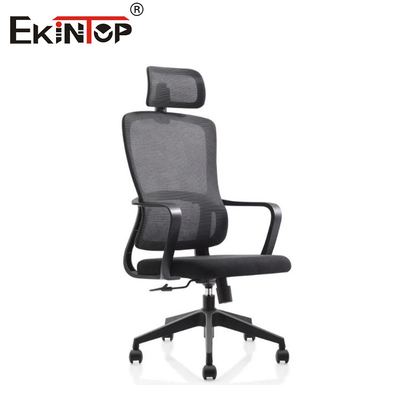 Cadeira de escritório ergonômica de parte traseira alta Cadeira ajustável apoio de cabeça Cadeira de tecido